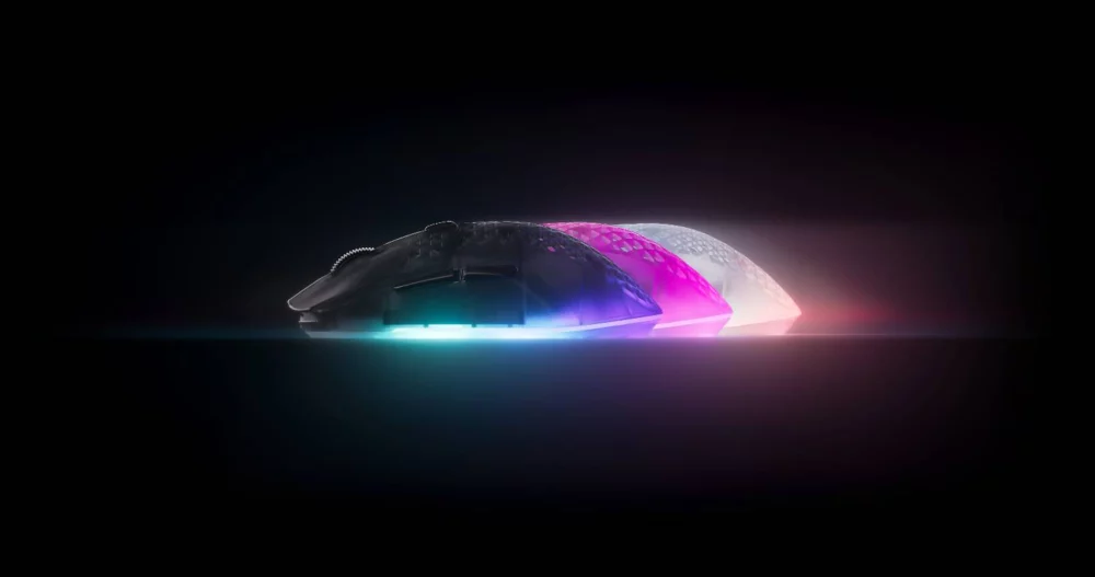 SteelSeries推出AEROX 3 WIRELESS GEN 2 系列滑鼠 定義「4K 極速」新標準